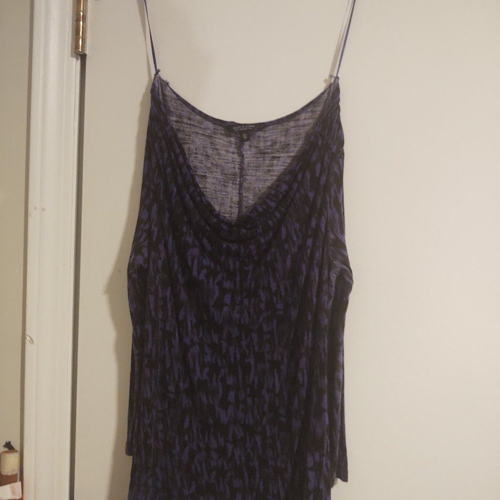 Purple quarter sleeve with pattern